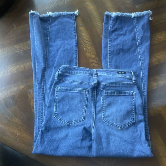 Liverpool Straight Blue Jeans Size 2 Size 26 Raw Hem - Picture 3 of 13